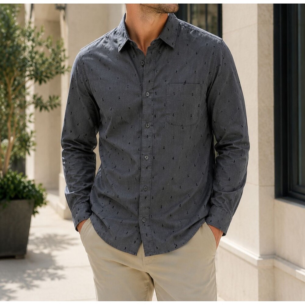 Bonobos Everyday Men's Shirt Buttondown Printed Casual Standard Fit L 289406
